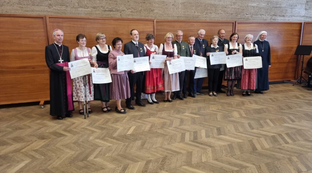 Ordensverleihung "Vorbilder im Glauben"